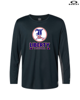 Liberty HS Boys Basketball Stacked - Mens Oakley Longsleeve