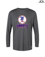 Liberty HS Boys Basketball Stacked - Mens Oakley Longsleeve