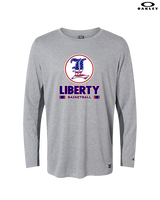 Liberty HS Boys Basketball Stacked - Mens Oakley Longsleeve