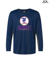 Liberty HS Boys Basketball Stacked - Mens Oakley Longsleeve