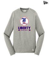 Liberty HS Boys Basketball Stacked - New Era Performance Long Sleeve