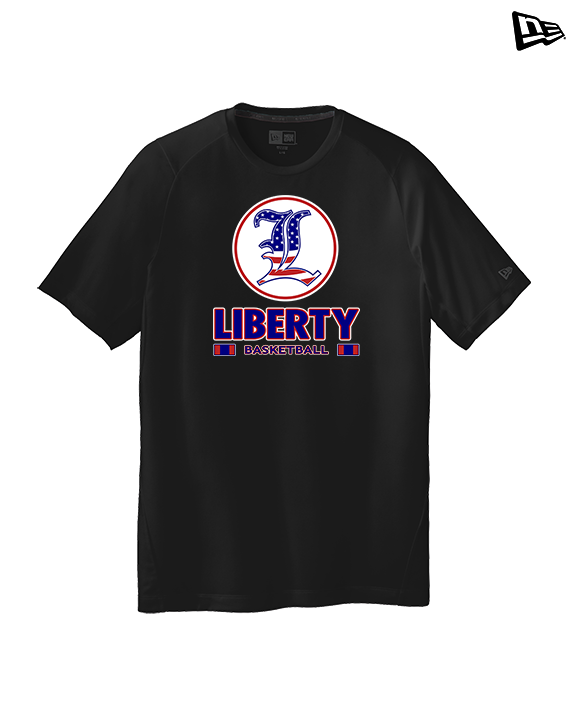 Liberty HS Boys Basketball Stacked - New Era Performance Shirt