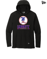 Liberty HS Boys Basketball Stacked - New Era Tri-Blend Hoodie