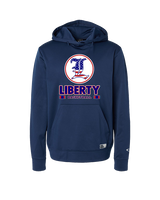 Liberty HS Boys Basketball Stacked - Oakley Performance Hoodie