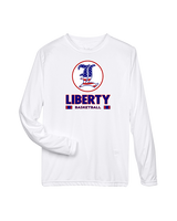 Liberty HS Boys Basketball Stacked - Performance Longsleeve