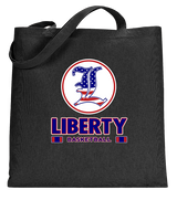 Liberty HS Boys Basketball Stacked - Tote