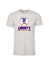 Liberty HS Boys Basketball Stacked - Tri-Blend Shirt