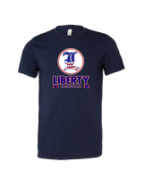Liberty HS Boys Basketball Stacked - Tri-Blend Shirt