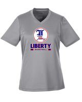 Liberty HS Boys Basketball Stacked - Womens Performance Shirt