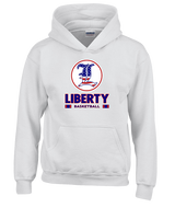 Liberty HS Boys Basketball Stacked - Youth Hoodie