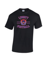 Liberty HS Football Curve - Cotton T-Shirt