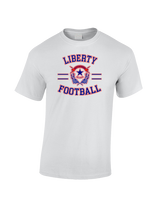 Liberty HS Football Curve - Cotton T-Shirt