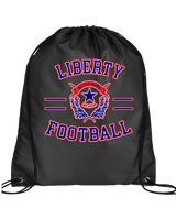 Liberty HS Football Curve - Drawstring Bag