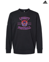 Liberty HS Football Curve - Mens Adidas Crewneck