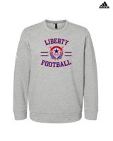 Liberty HS Football Curve - Mens Adidas Crewneck