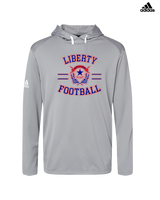 Liberty HS Football Curve - Mens Adidas Hoodie