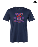 Liberty HS Football Curve - Mens Adidas Performance Shirt