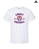 Liberty HS Football Curve - Mens Adidas Performance Shirt