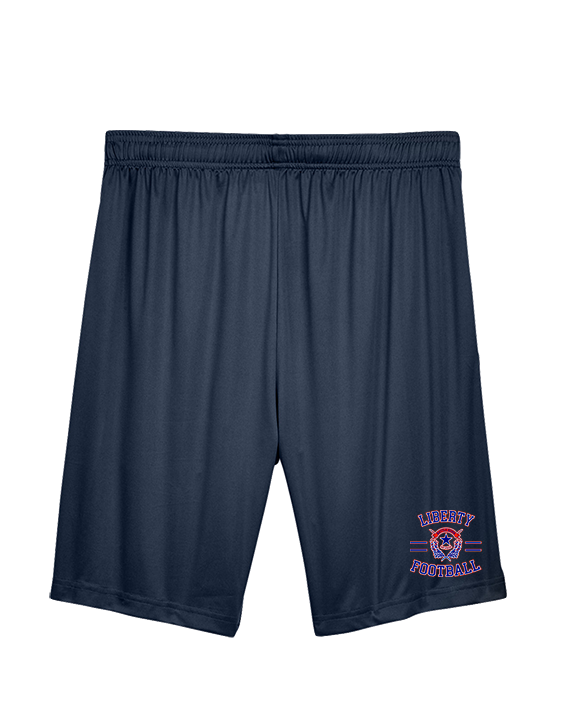 Liberty HS Football Curve - Mens Training Shorts with Pockets