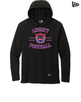 Liberty HS Football Curve - New Era Tri-Blend Hoodie