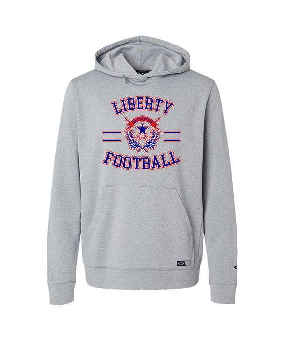 Liberty HS Football Curve - Oakley Performance Hoodie