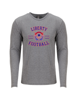 Liberty HS Football Curve - Tri-Blend Long Sleeve