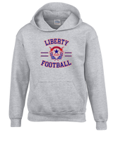 Liberty HS Football Curve - Unisex Hoodie