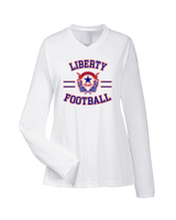 Liberty HS Football Curve - Womens Performance Longsleeve