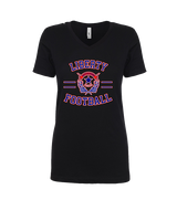 Liberty HS Football Curve - Womens Vneck