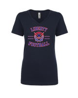 Liberty HS Football Curve - Womens Vneck