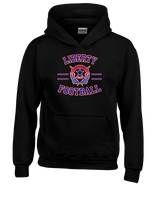 Liberty HS Football Curve - Youth Hoodie