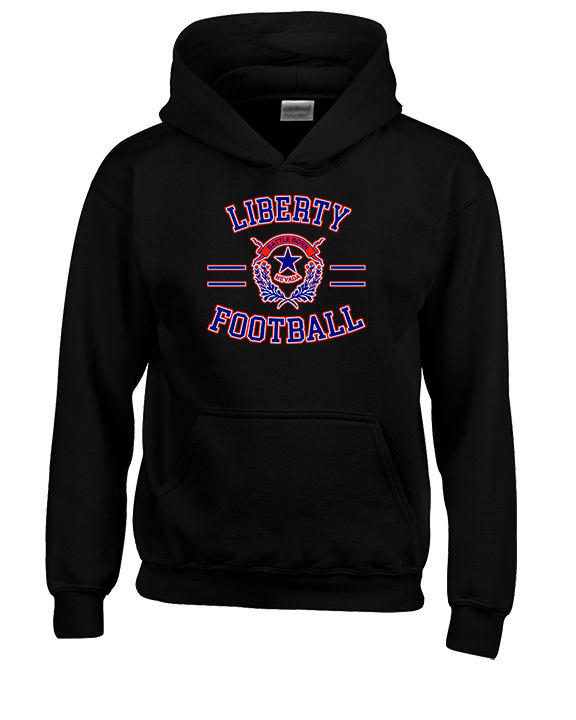 Liberty HS Football Curve - Youth Hoodie