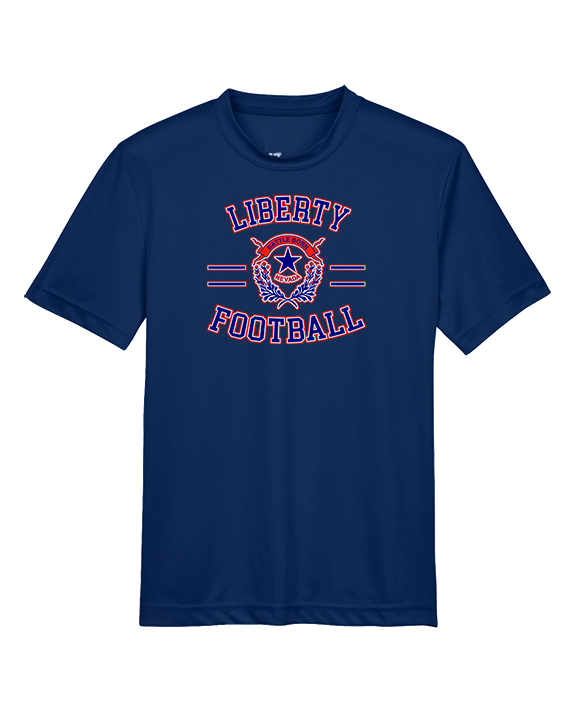 Liberty HS Football Curve - Youth Performance Shirt