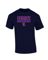 Liberty HS Football Nation - Cotton T-Shirt