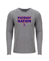 Liberty HS Football Nation - Tri-Blend Long Sleeve