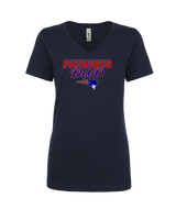 Liberty HS Girls Basketball Dad - Womens V-Neck