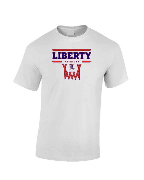 Liberty HS Girls Basketball Logo 01 - Cotton T-Shirt