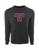 Liberty HS Girls Basketball Logo 01 - Crewneck Sweatshirt