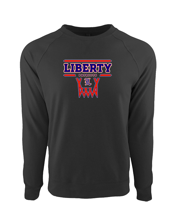 Liberty HS Girls Basketball Logo 01 - Crewneck Sweatshirt