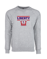 Liberty HS Girls Basketball Logo 01 - Crewneck Sweatshirt