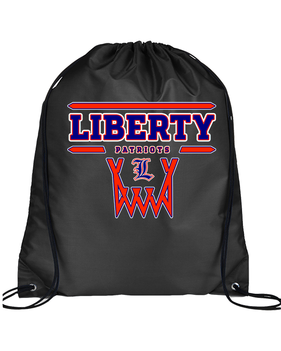 Liberty HS Girls Basketball Logo 01 - Drawstring Bag