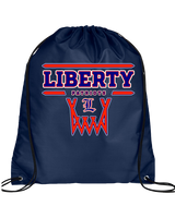 Liberty HS Girls Basketball Logo 01 - Drawstring Bag