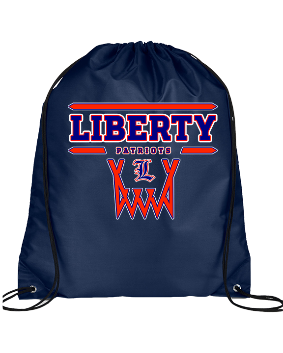 Liberty HS Girls Basketball Logo 01 - Drawstring Bag
