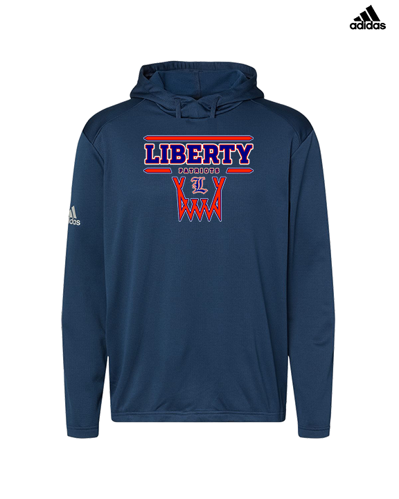 Liberty HS Girls Basketball Logo 01 - Mens Adidas Hoodie