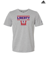 Liberty HS Girls Basketball Logo 01 - Mens Adidas Performance Shirt