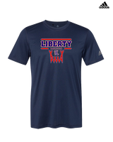 Liberty HS Girls Basketball Logo 01 - Mens Adidas Performance Shirt
