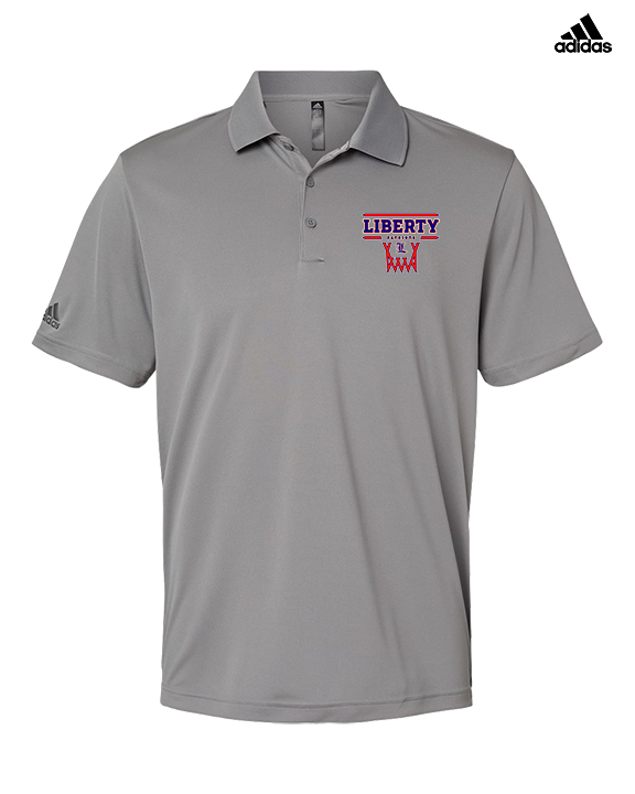 Liberty HS Girls Basketball Logo 01 - Mens Adidas Polo