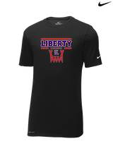 Liberty HS Girls Basketball Logo 01 - Mens Nike Cotton Poly Tee