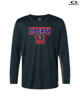 Liberty HS Girls Basketball Logo 01 - Mens Oakley Longsleeve