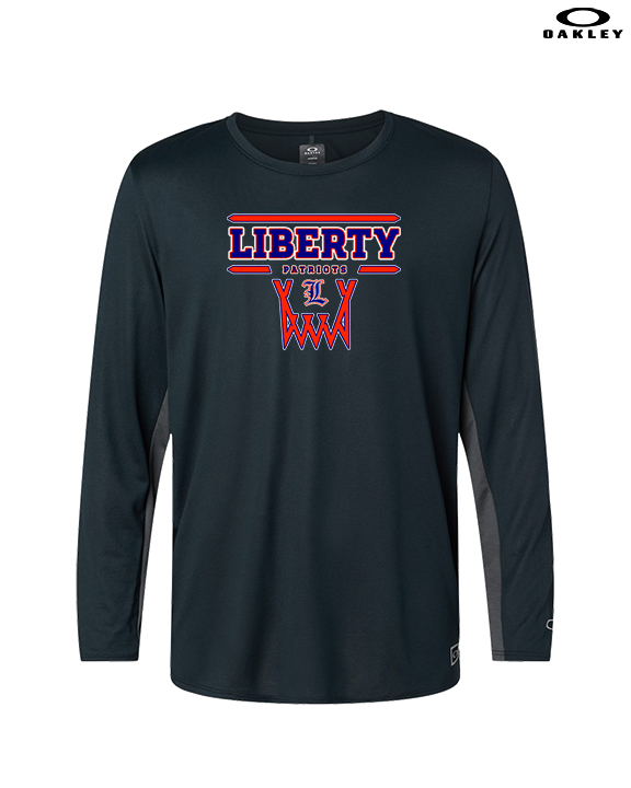 Liberty HS Girls Basketball Logo 01 - Mens Oakley Longsleeve